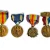 Lot of 4 Original US WWI Bronze Medals — Victory + Service Medals with Ribbons