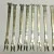 Vintage Aztec Sundial H'orderves Forks Taxco Mexico Sterling Silver 925 