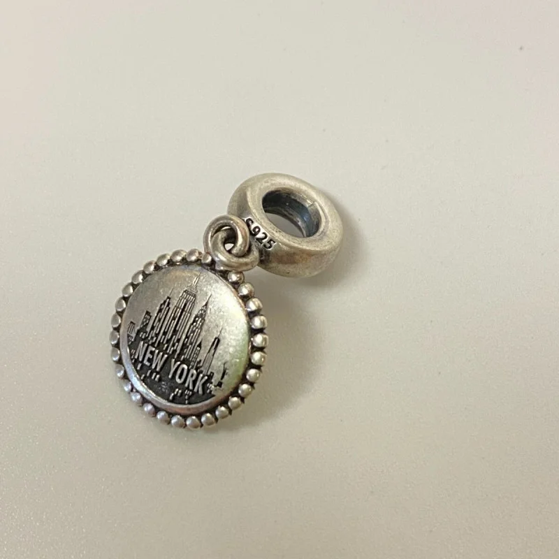 Pandora New York NY City USA America Silver Dangle Charm 791169 RARE