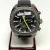 Locman Stainless Steel 2.5 ct White Round Cut Black Dial With Black Band Watch