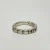 Pandora Band Ring Size 6.5 Black Stone Sterling Silver