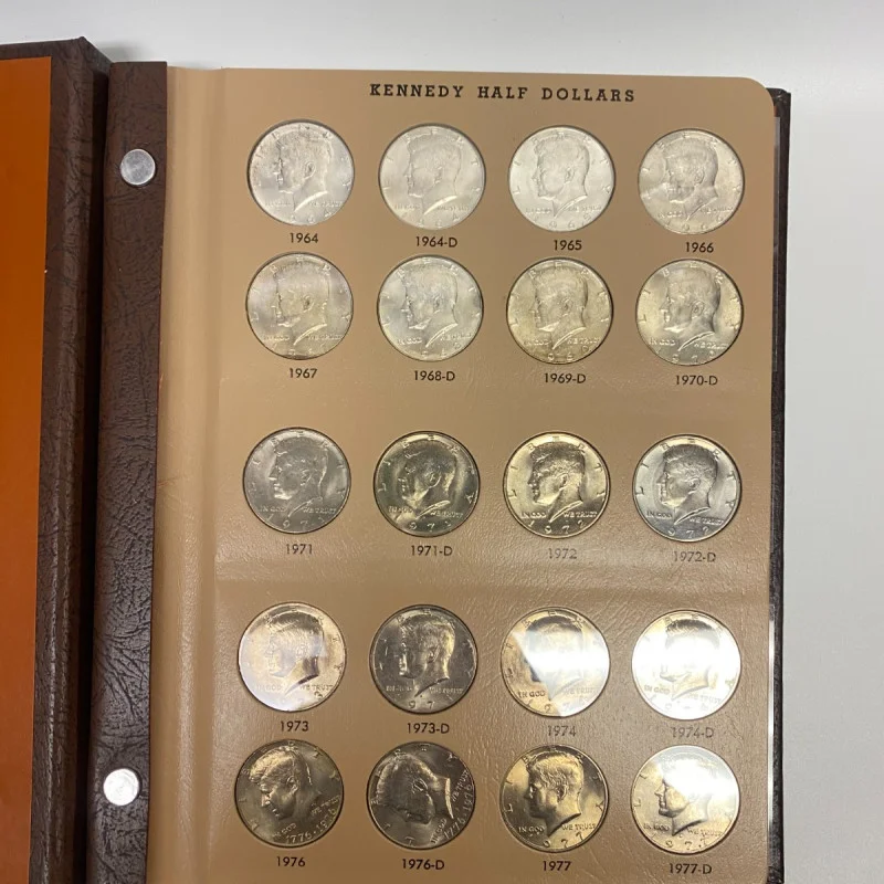 DANSCO ALBUM #7166 1964-2017 Kennedy Half Dollars Set of 88 Coins (1964-2011)