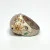 Beautiful David Sigal Sterling Silver 925 Rose Quartz Enamel Ring Size 7