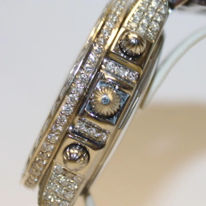 Breitling Crosswind Chronometer Stainless Steel 10.00 ct Diamond Watch