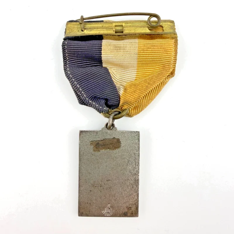 RARE ANTIQUE STERLING NEW YORK DEPT OF PARKS TENNIS MEDAL DAILY MIRROR