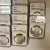 1889-1890 US Morgan Silver Dollar $1 set of 15 coins, NGC