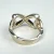 Tiffany & Co. Silver Paloma Picasso Loving Heart Band Ring Size 8.25