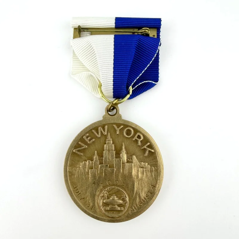 American Numismatic Association Convention 111th Ann. Small Medal NY 2002