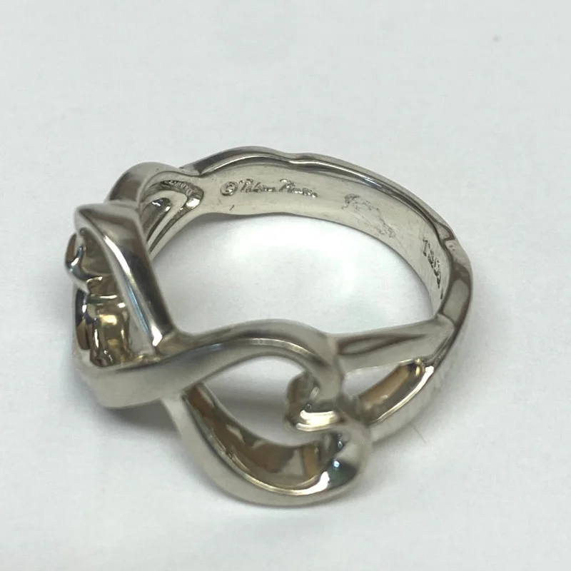 Tiffany & Co. Paloma Picasso Loving Heart Infinity Ring in Sterling Silver 4