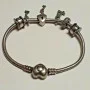 PANDORA STERLING SILVER 925 3.11 INCHES 6 CHARM PENDANTS