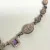 NICKY BUTLER STERLING UNUSUAL FESTOON DRAPE MOONSTONE, GARNET 17 NECKLACE