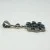 Vintage 925 Sterling Silver Natural Smoky Topaz Gemstones Pendant
