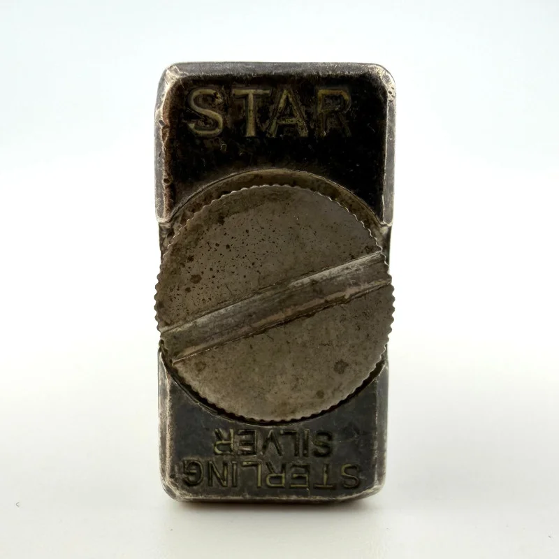 Vintage Sterling Silver Japanese Lighter Taiyo Geisha Kimono Engraved Flip-Top