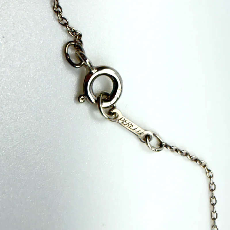 Tiffany & Co. Paloma Picasso Sterling Silver Loving Heart Pendant Necklace 20"