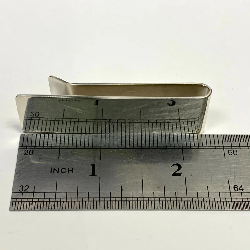 Tiffany & Co.  Money Clip Sterling Silver 925, With initials M.C.