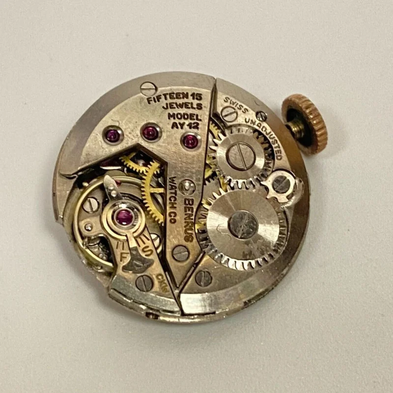 Vintage Benrus 15 Jewels Women's Manual Wind Gold Tone Watch, 5 inches