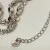 Heart-Shaped Blue Glass Pendant Necklace with Silver-Tone Chain - Elegant Design