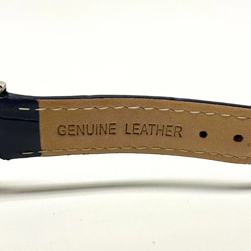 Porsamo Bleu Dahlia Leather Strap Watch, 34 mm