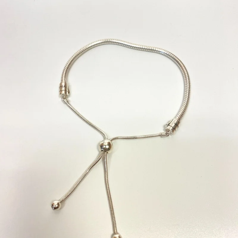 Pandora Moments Snake Chain Slider Bracelet