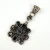 Vintage 925 Sterling Silver Natural Smoky Topaz Gemstones Pendant