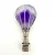 Vintage W.E. Richards Sterling Silver Amethyst Hot Air Balloon Brooch Pin