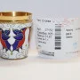 Bird" Russian silver 925 & 24k Gold Plated Wine Shot Glass Enamel Filigree