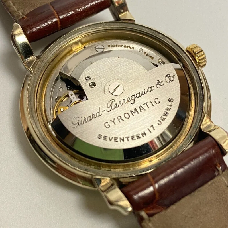 VINTAGE Girard-Perregaux Gyromatic Automatic 14K Gold Filled Wristwatch