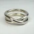 Vintage Tiffany & Co. Paloma Picasso Le Circle Crossover Band Ring Size 10