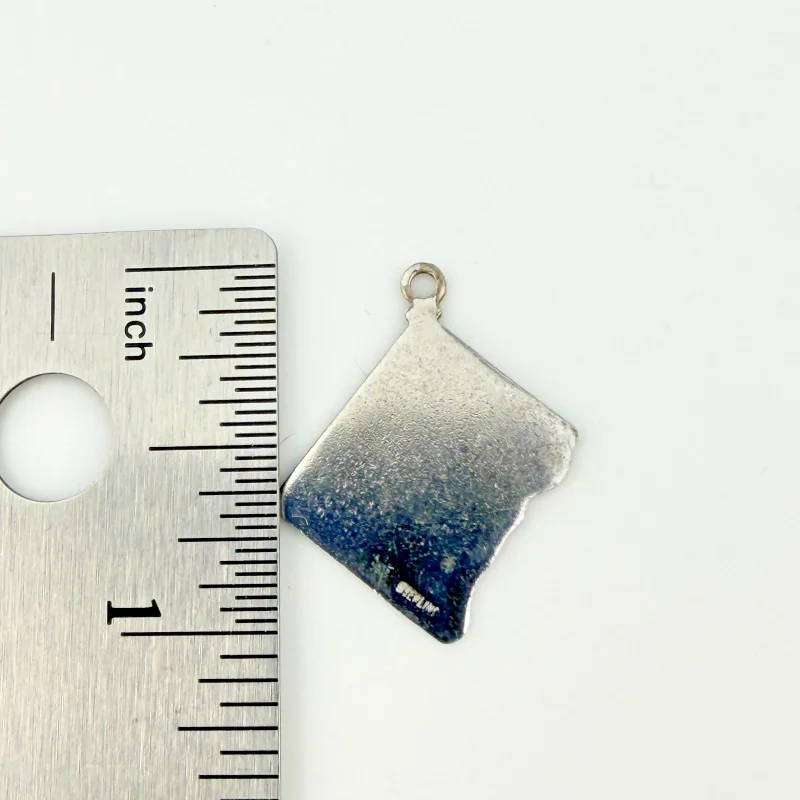 Sterling & Enamel WASHINGTON DC Vintage Estate Charm - State Souvenir