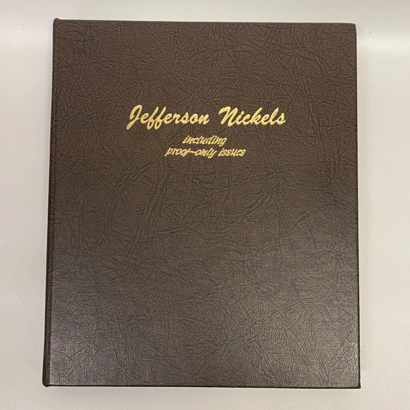 Jefferson Nickels Dansco Album with Proofs #8113 - 1938 to 2005 - No Coins