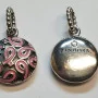 Genuine PANDORA Pink RIBBON Pendant Charm 