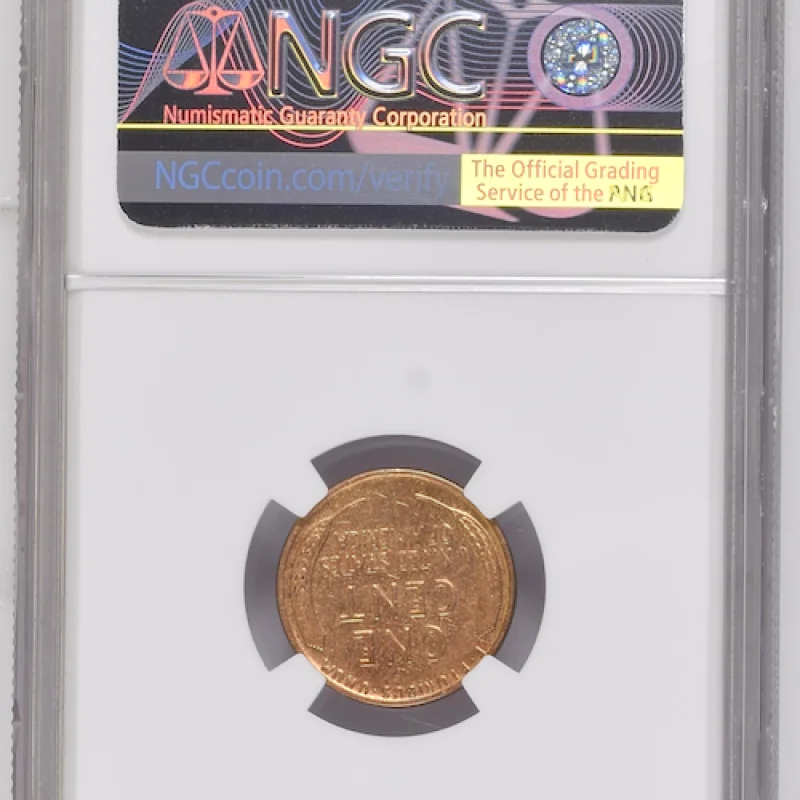 NGC 1938 S 1C LINCOLN CENTS, WHEAT REVERSE XF DETAILS