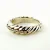 Vintage Coqui el Original Cable Cuff Bracelet & Ring Set 925 Steel & Diamonds