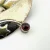 Sterling with Gold Wash Pin - Sun, Quart Moon & Stars with Garnet