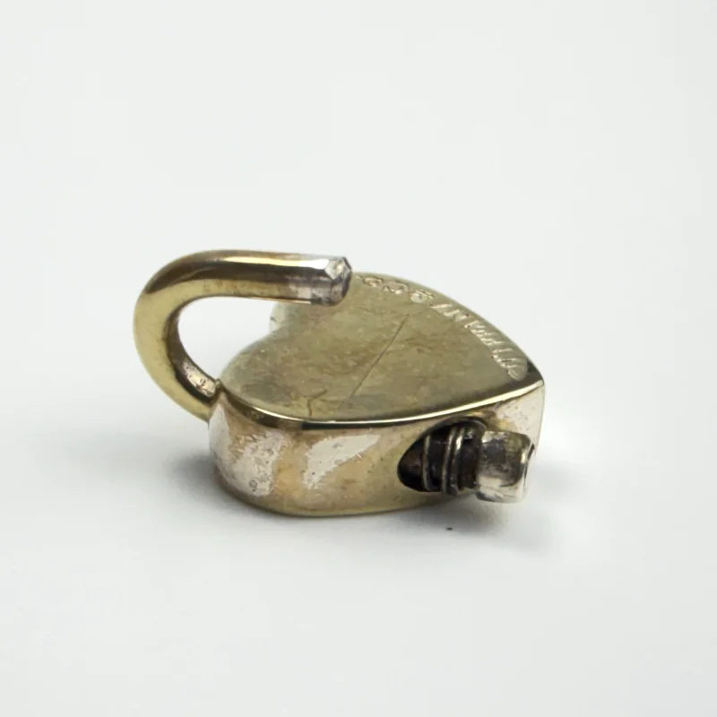 Tiffany & Co. Return To Tiffany Sterling Silver Heart Lock/Padlock Charm