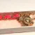 Juicy Couture Gold Tone Link With Charm Pink Lace Bracelet