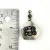 Vintage Israel Sterling Silver Perfume Bottle Pendant with Screw on Top