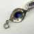 Blue Sodalite & Marcasite Bracelet 925 Sterling Silver PAJ China