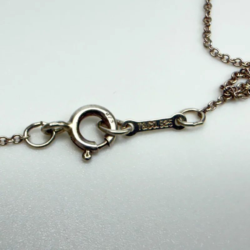 Tiffany & Co. Sterling Picasso Celtic Love Knot Pendant Necklace 16"
