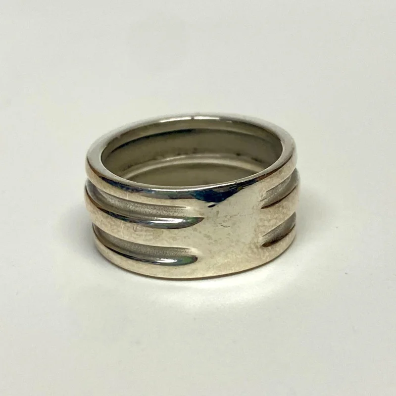 Tiffany & Co Ring  1995 Atlas Groove Wide Band Ring Size 5