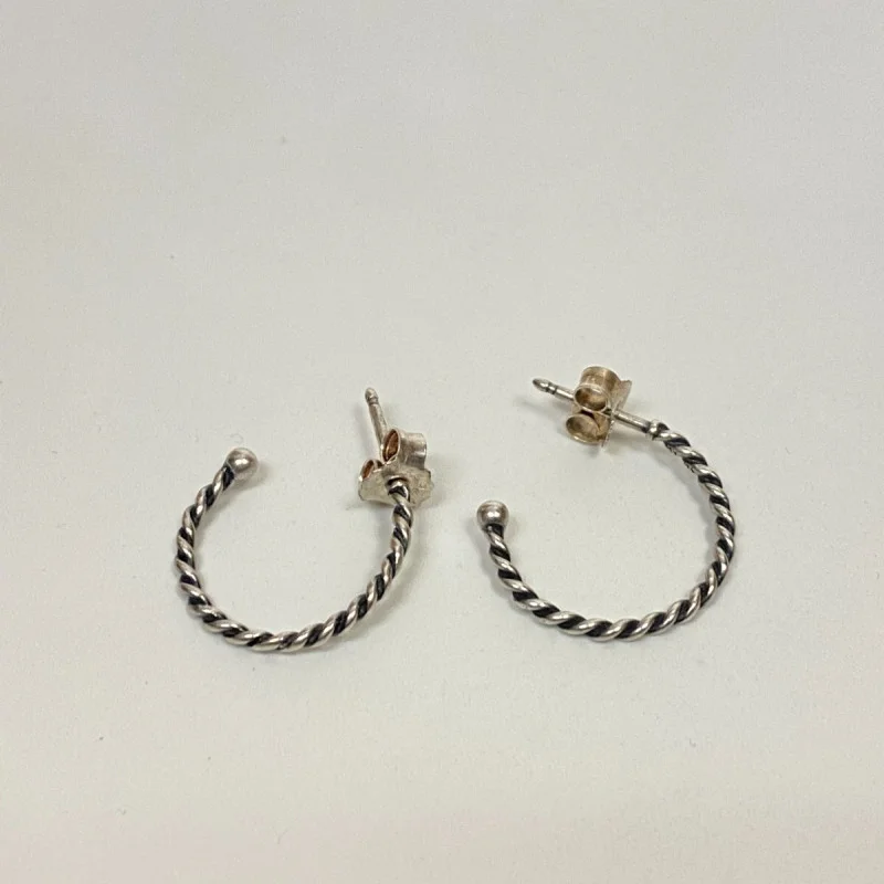 Pandora Compose Earring Collection Small Hoops Sterling Silver