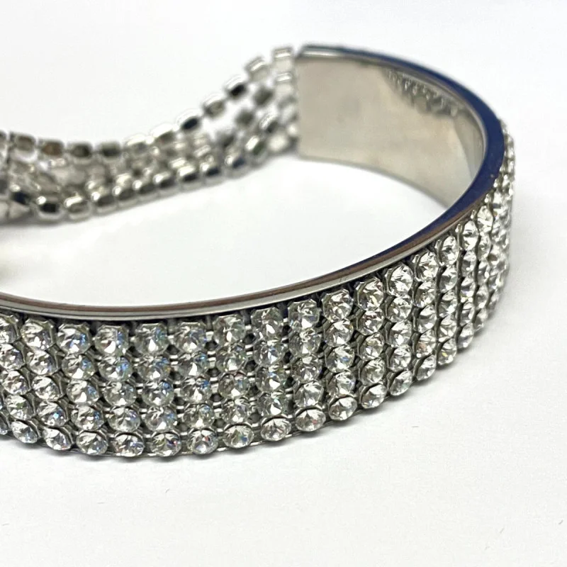 SWAROVSKI Ladies Fit White Stainless Steel Bangle