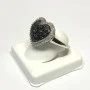 RING DIAMOND 1.5 ct Sterling Silver Size 10.25