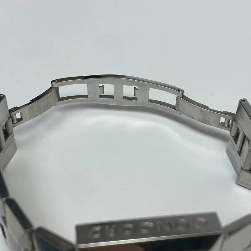 Rare Square Concord Swiss Chronograph LaScala Guilloc Date Dial,Sapphire Crystal