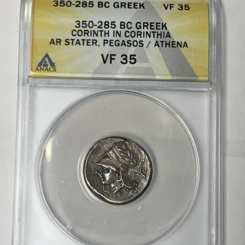 GREEK CORINTH IN CORINTHIA  AR STATER, PEGASOS/ATHENA 350-285 BC