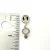Vintage Janice Girardi Sterling Silver Dangle Earrings - Cat's Eye & Garnets