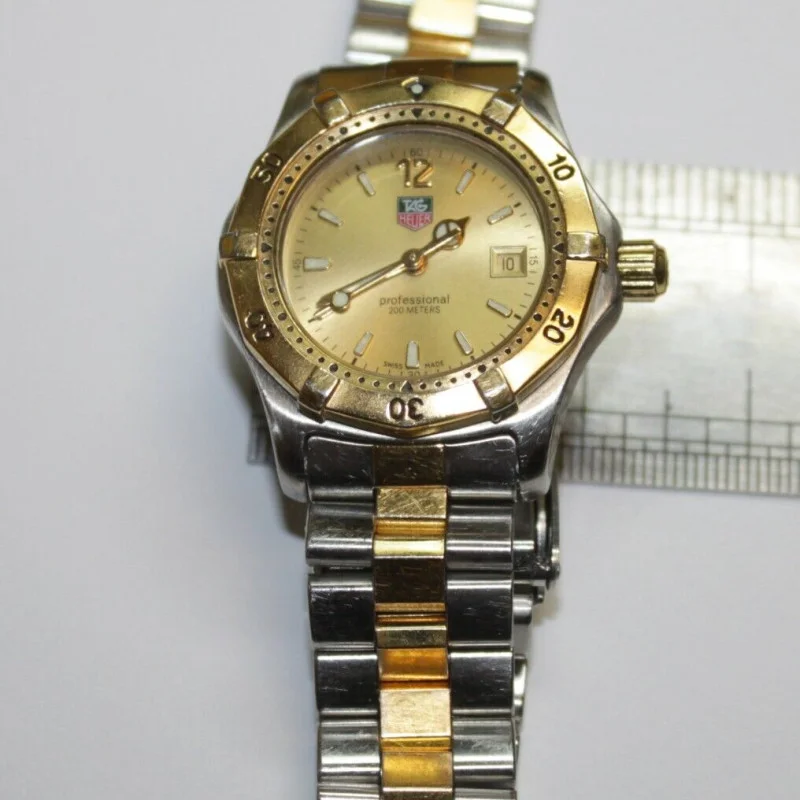 Tag Heuer Professional 200M Date 18K Gold-Plated & Steel 