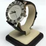 Tiffany & Co Atlas Large Sterling Silver Round Mechanical Watch