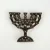 Vintage 925 A Silver and Marcasite Jewish Menorah Pendant/Brooch Pin
