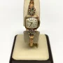 Vintage Ladies GRUEN VERI-THIN Watch 14K Gold 2 Diamonds Swiss Made 17 Jewel